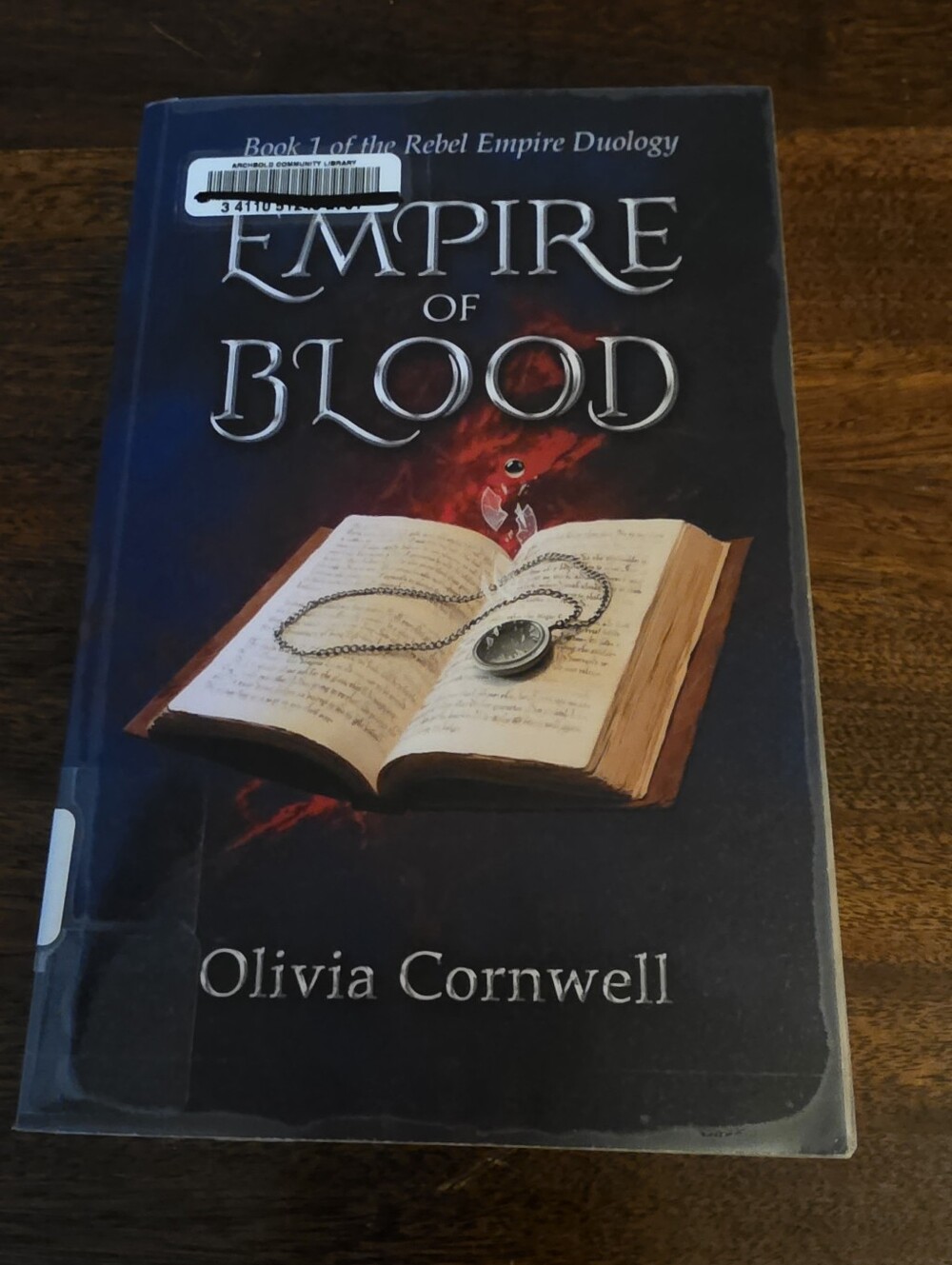 Empire of Blood By Rebecca Cornwell Paperback Book SIGNED